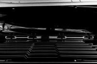 Бокс LUX IRBIS 206 черный матовый 470L на крышу Mitsubishi Outlander XL